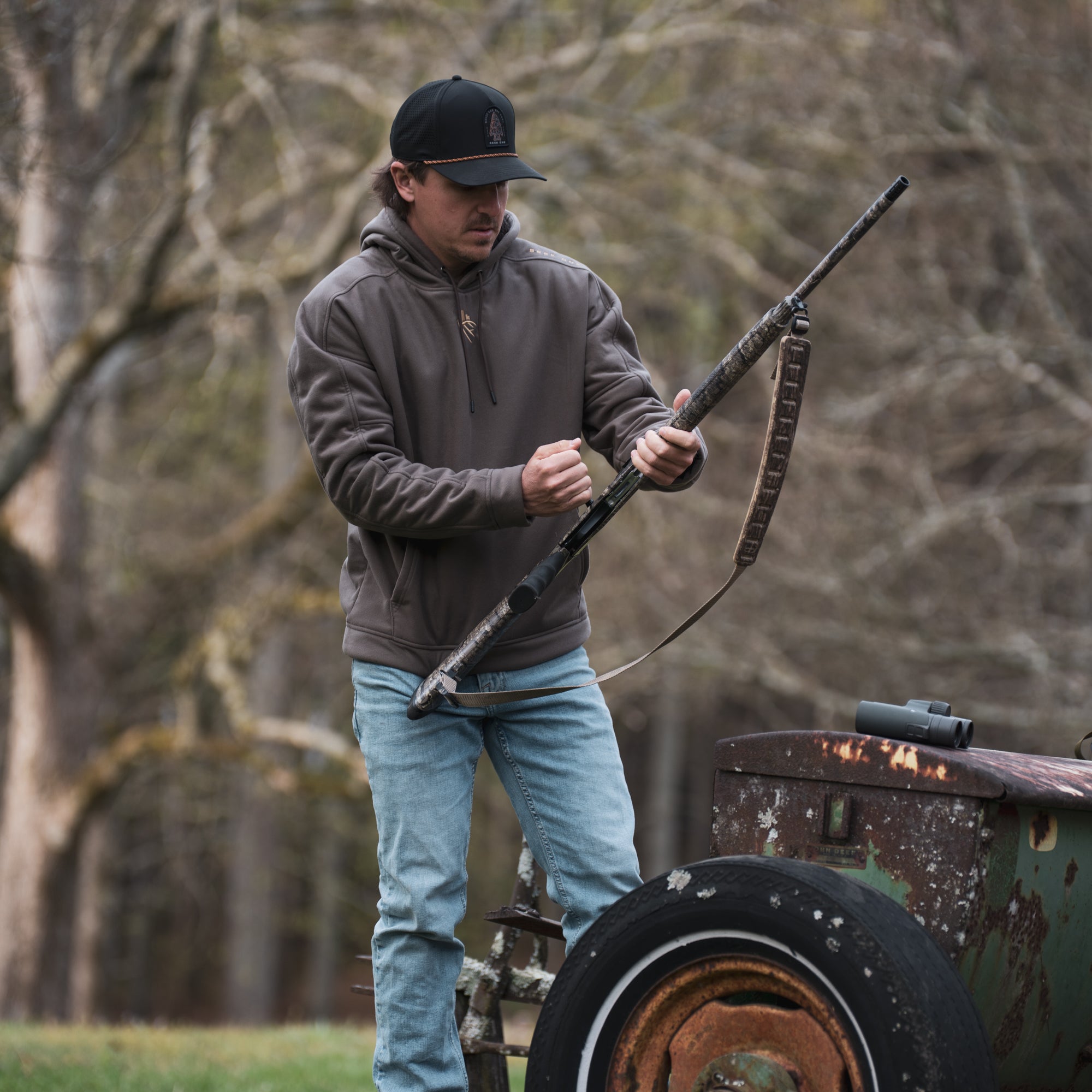 Sherpa Hoodie - Dark Earth