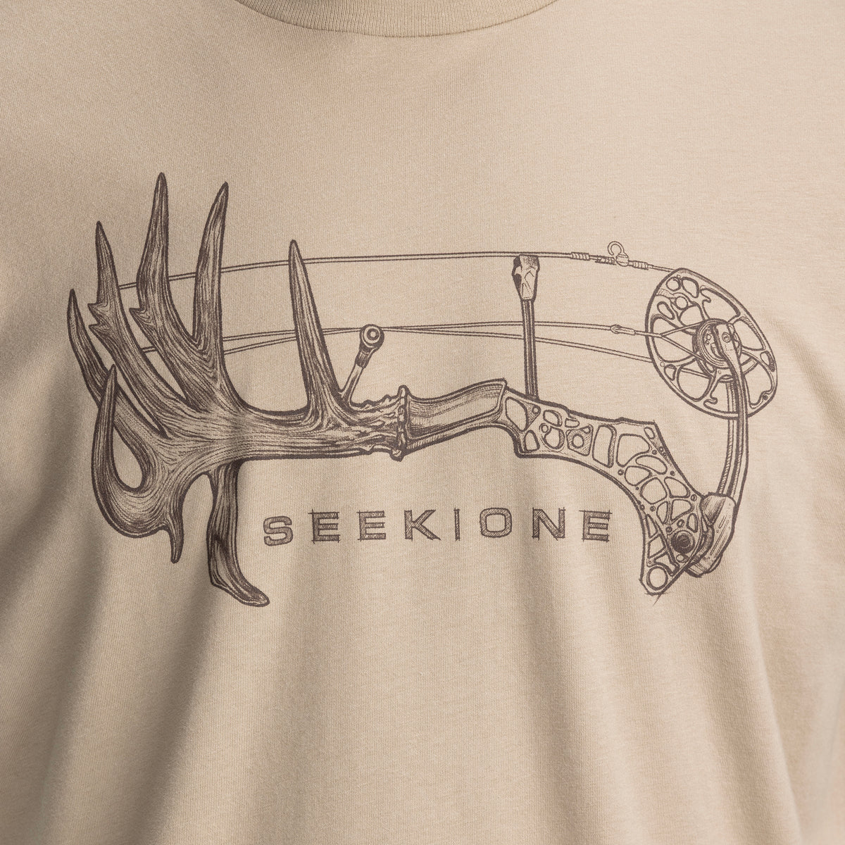 Morph Sketch Tee- Tan