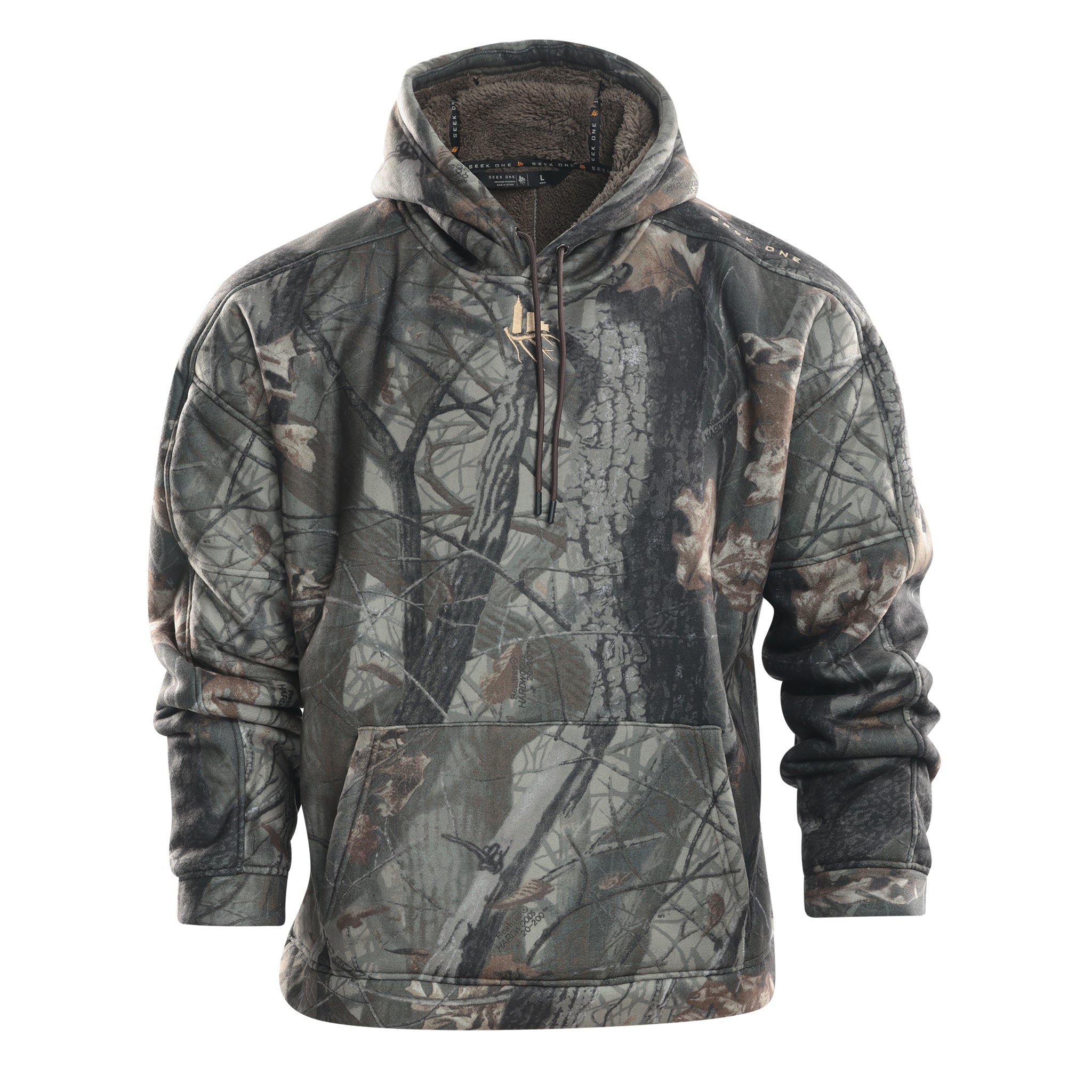 トップス FUR ZIP HOODIE - REALTREE Sherpa Hoodie - Realtree Hardwoods 20-200