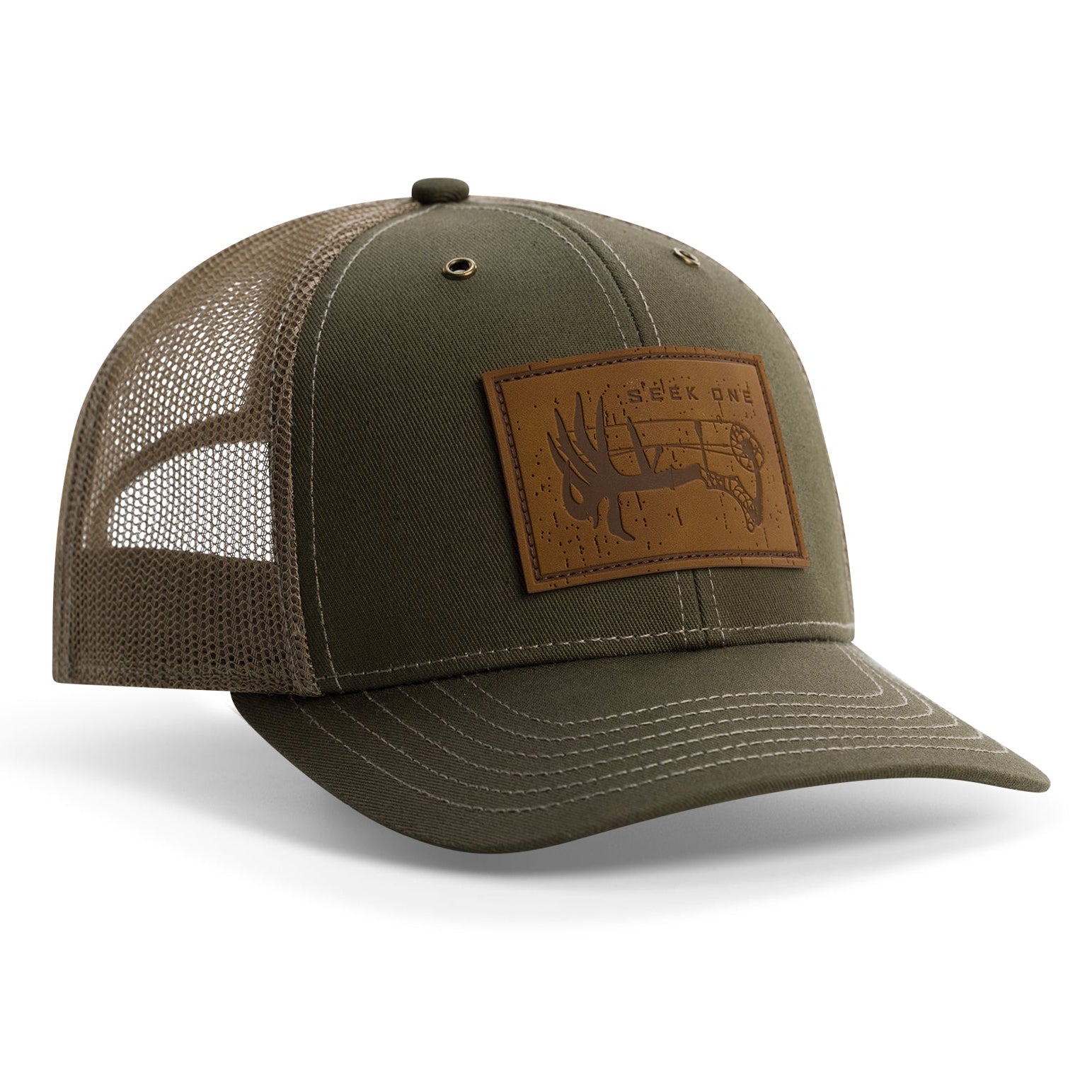 Morph Silhouette Patch Trucker Hat - Forest