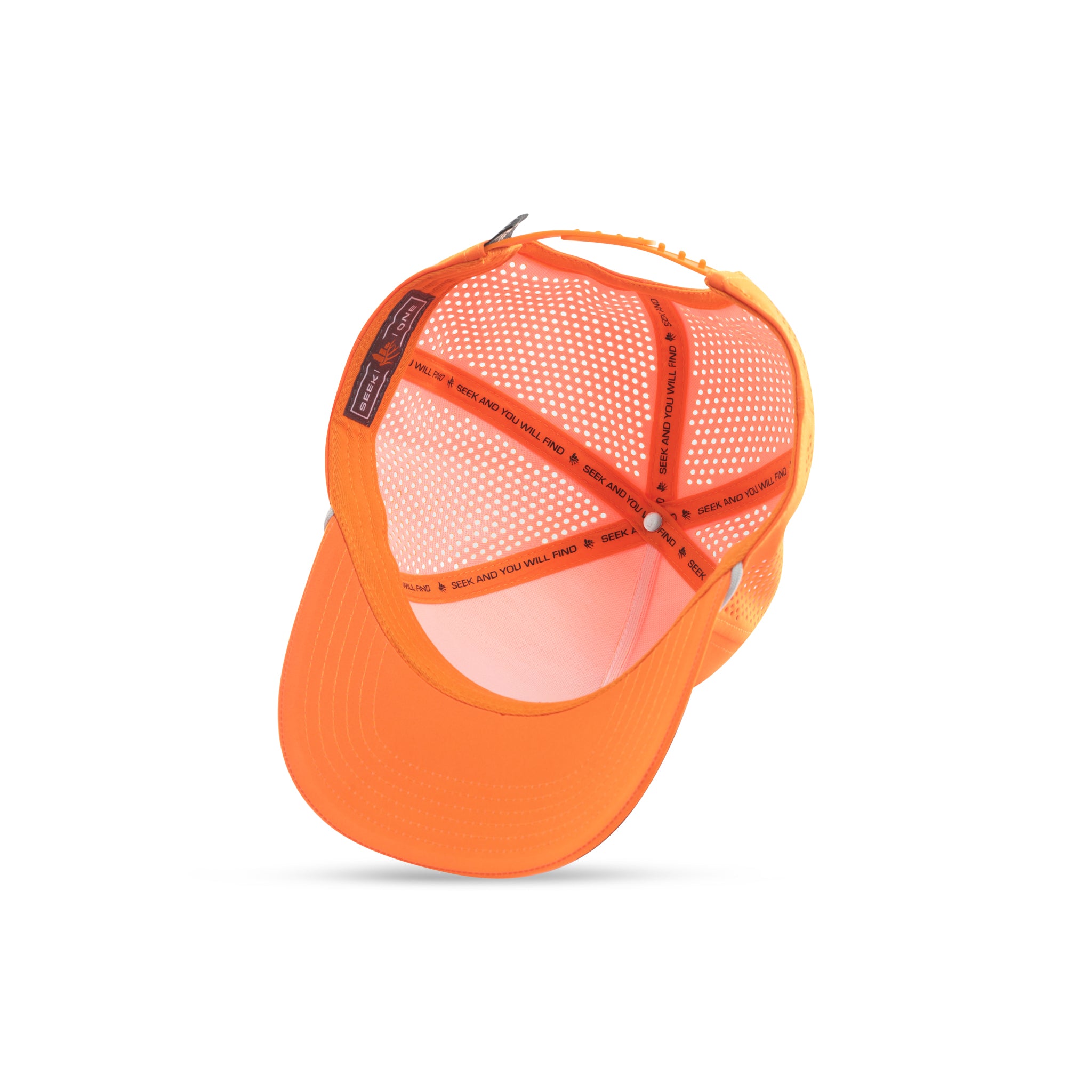 PVC Logo Performance Rope Hat - Blaze Orange