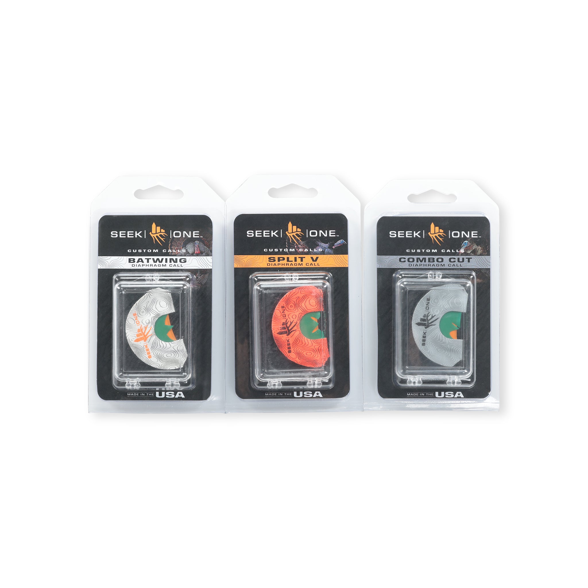 Seek One Custom Calls - 3 Pack Diaphragm Calls