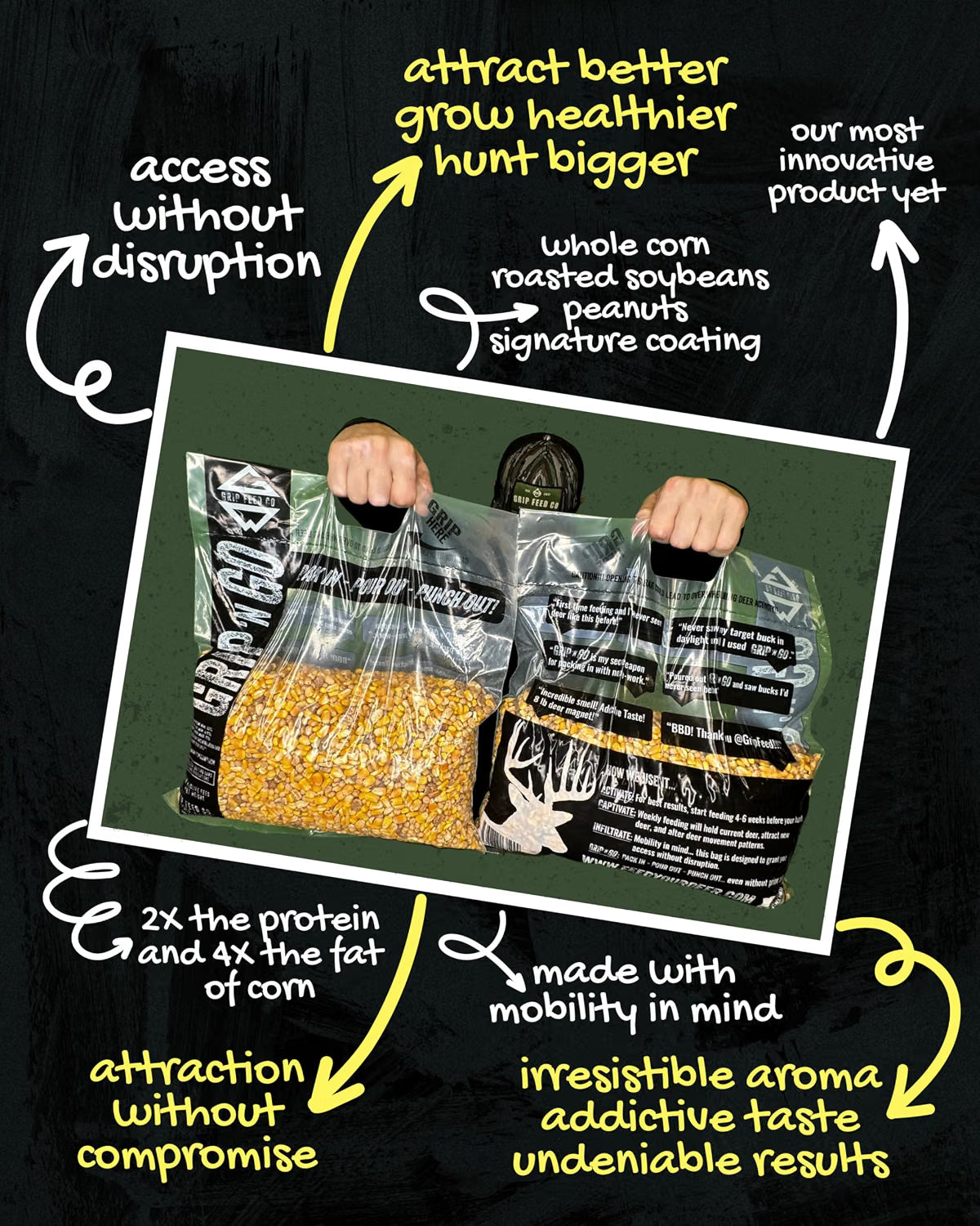 Grip 'N Go - Deer Attractant / Feed