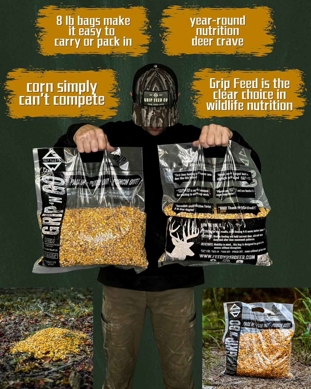Grip 'N Go - Deer Attractant / Feed