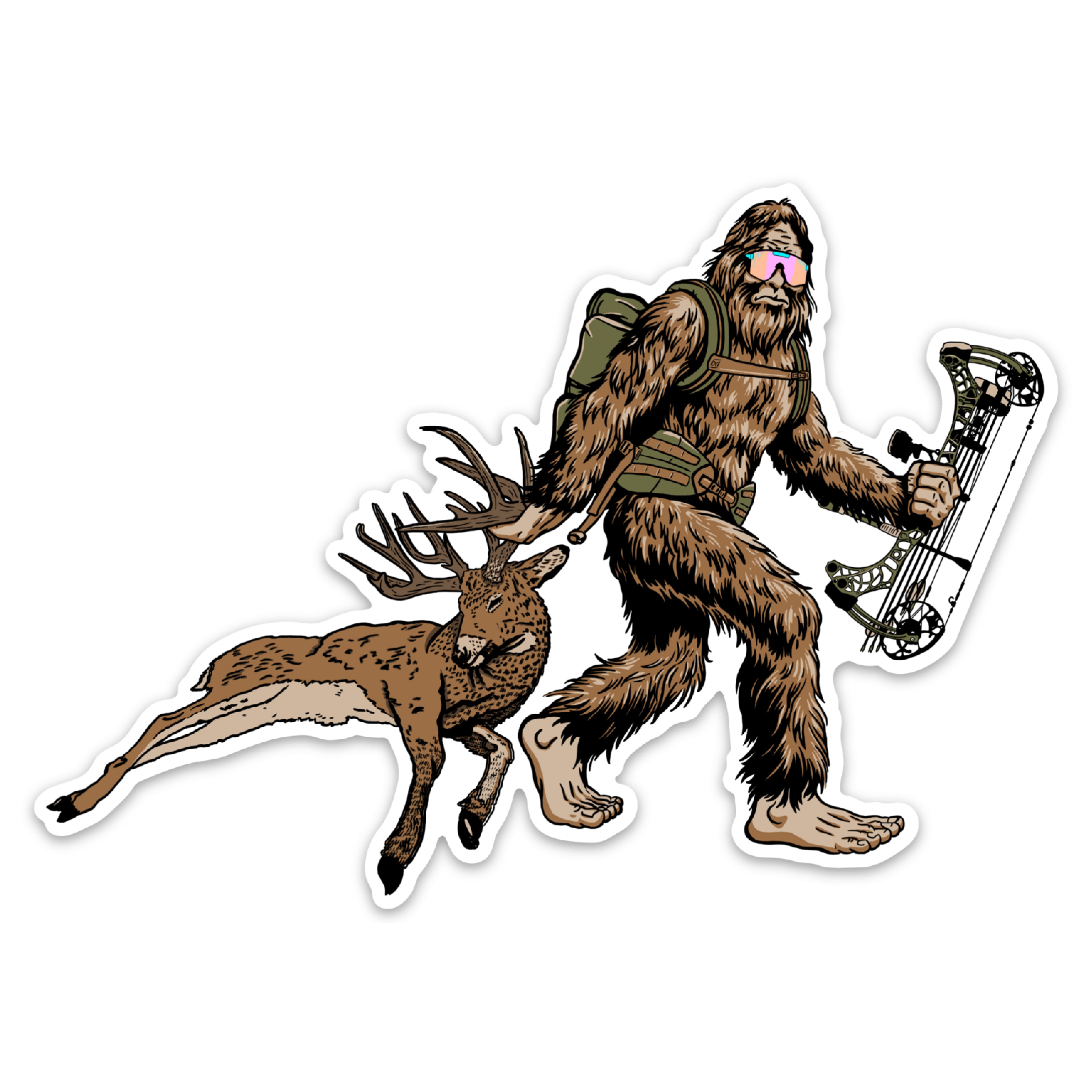 Bigfoot Dragout Decal