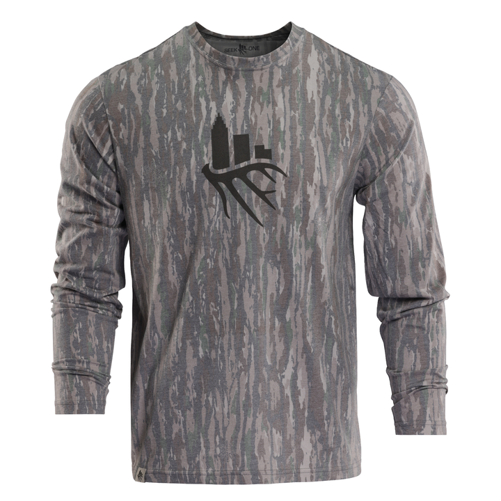 Faded Camo Long Sleeve Logo Tee (Realtree® Original™)