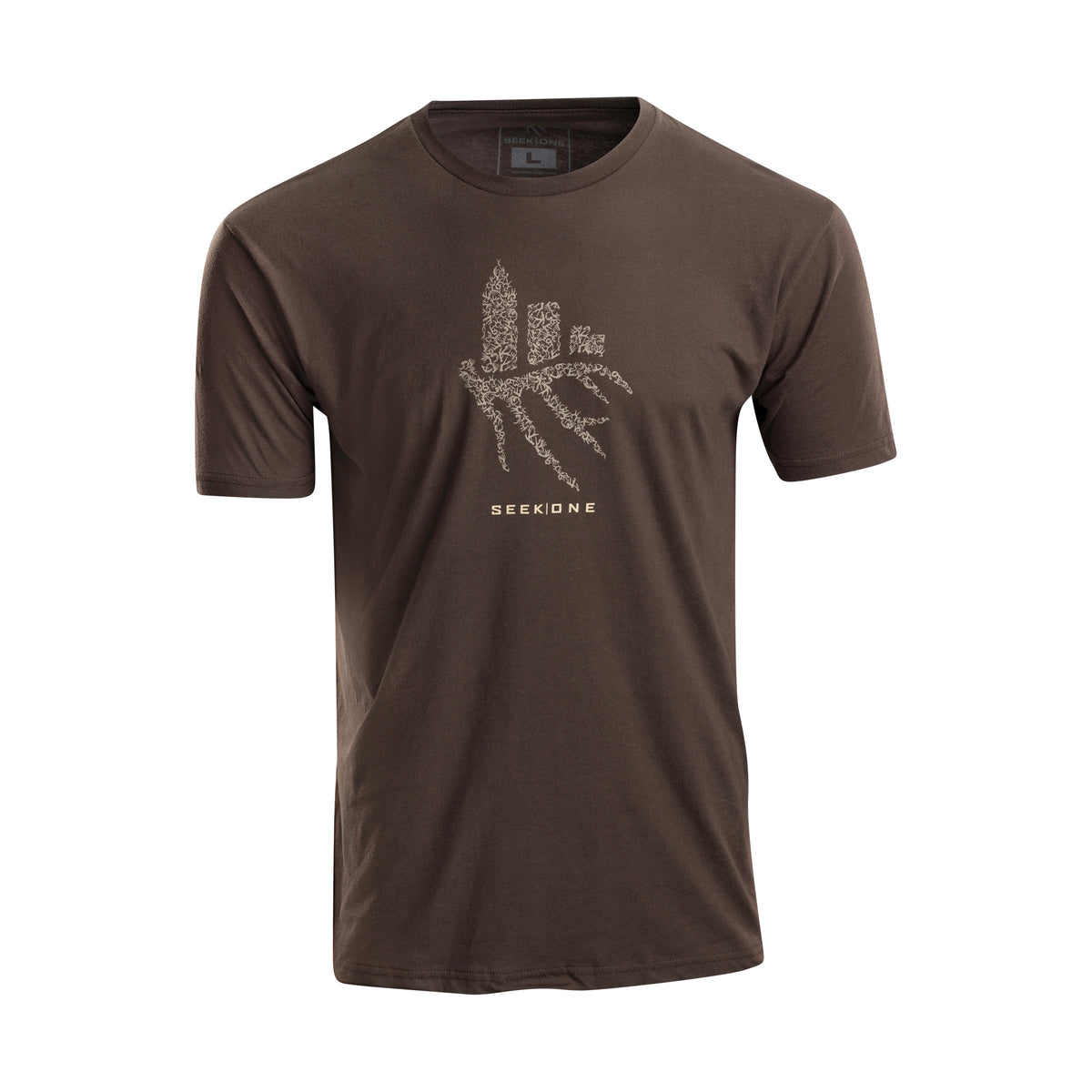 Shed Antler Logo Tee - Dark Chocolate