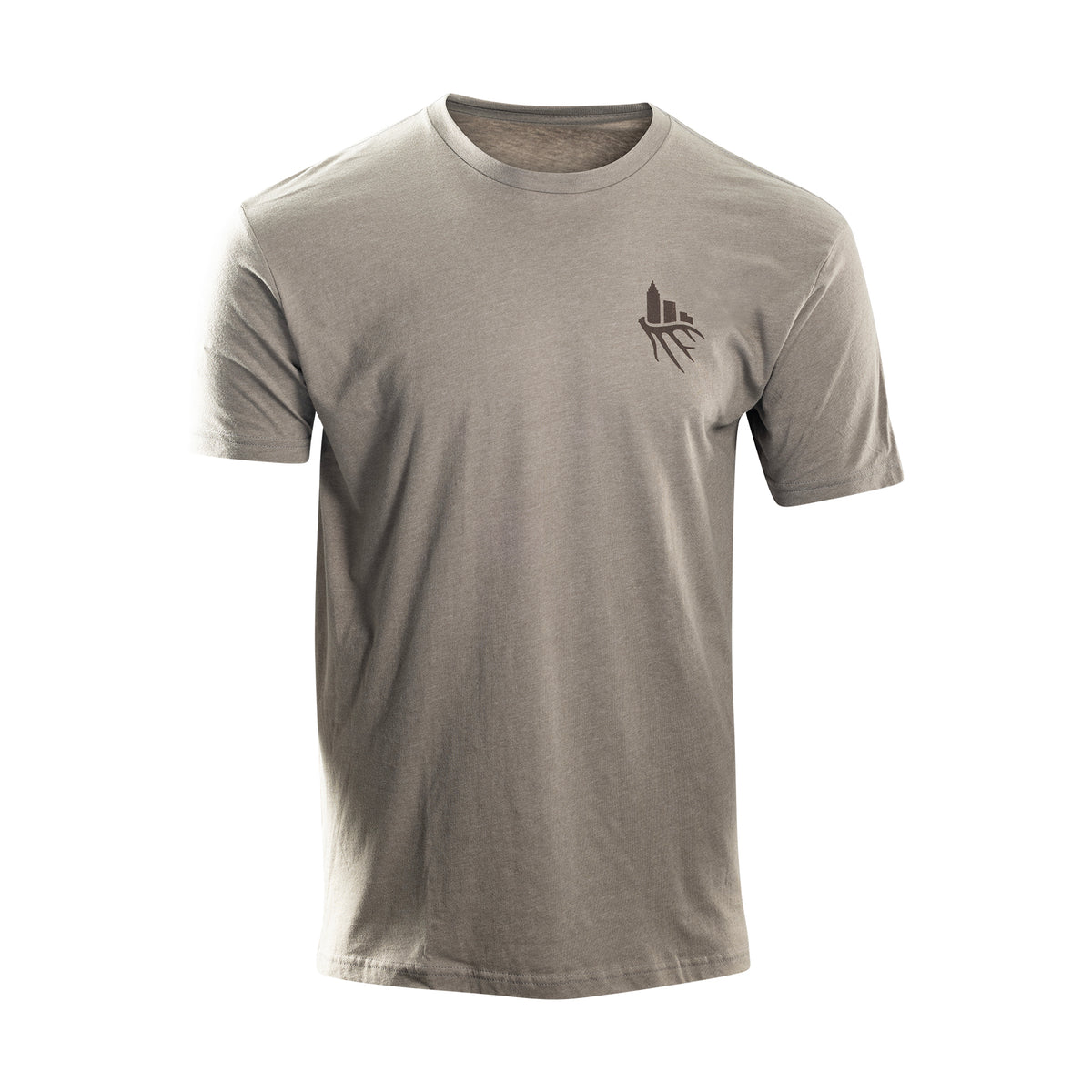 Mullet Deer Tee - Warm Grey