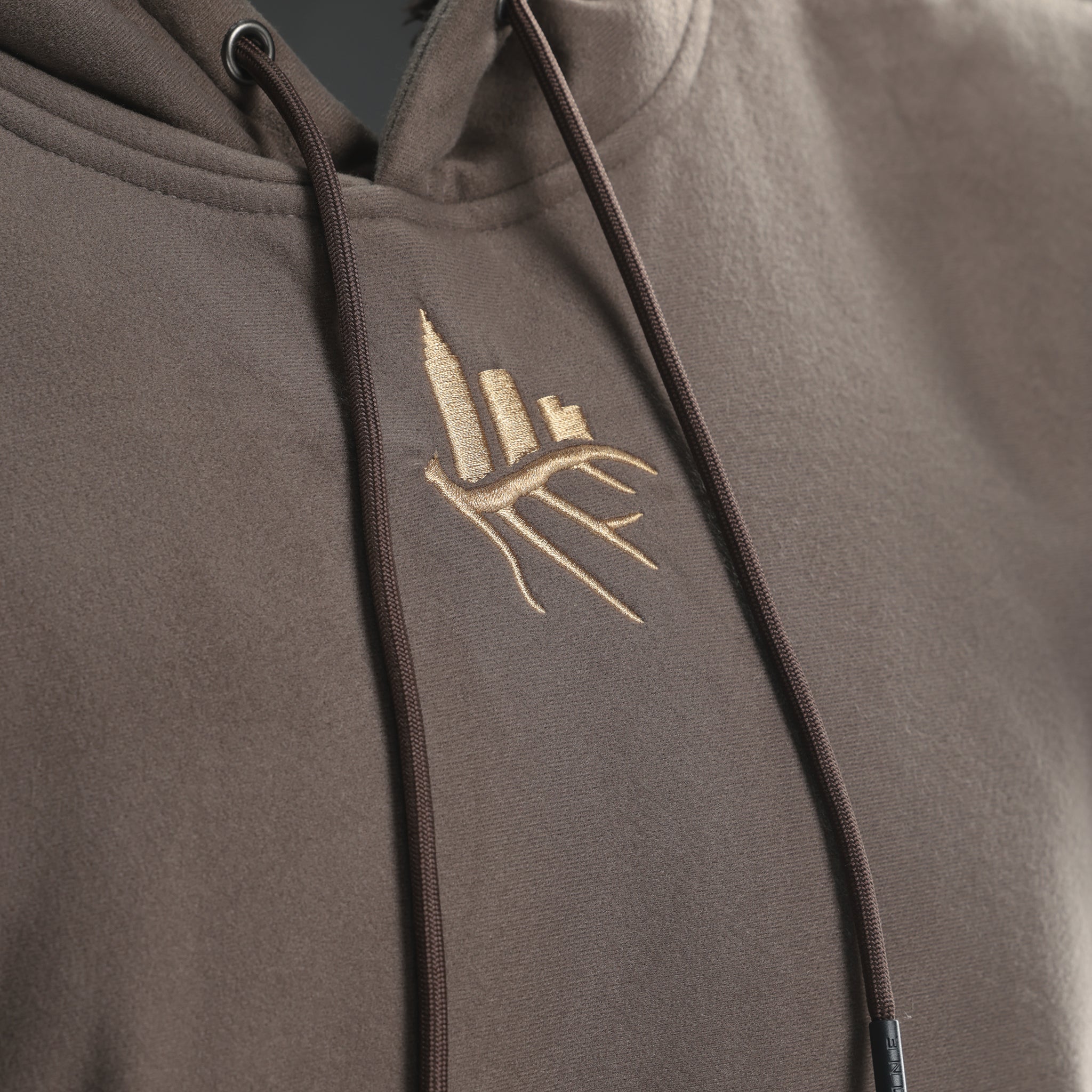 Sherpa Hoodie - Dark Earth