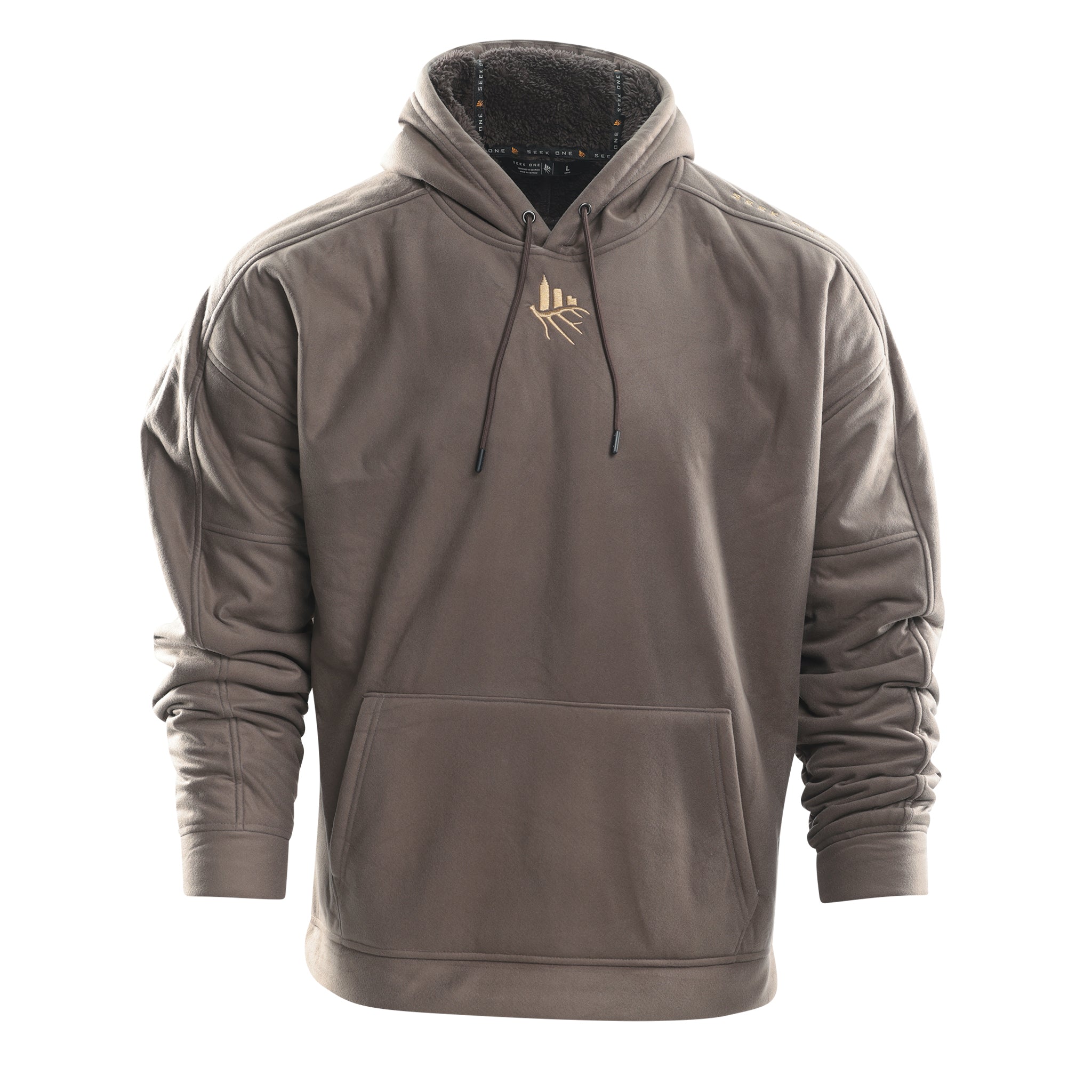Sherpa Hoodie - Dark Earth
