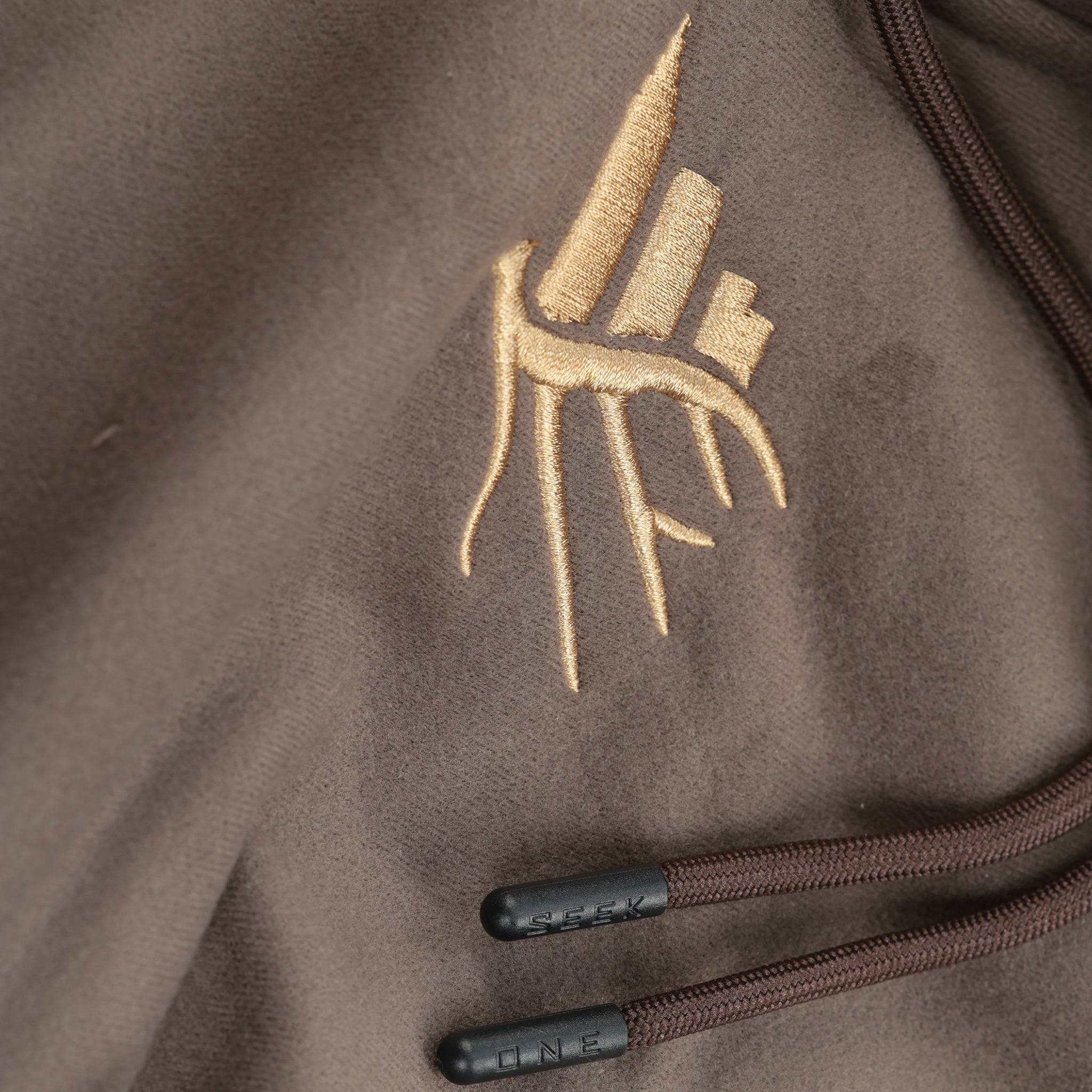 Sherpa Hoodie - Dark Earth