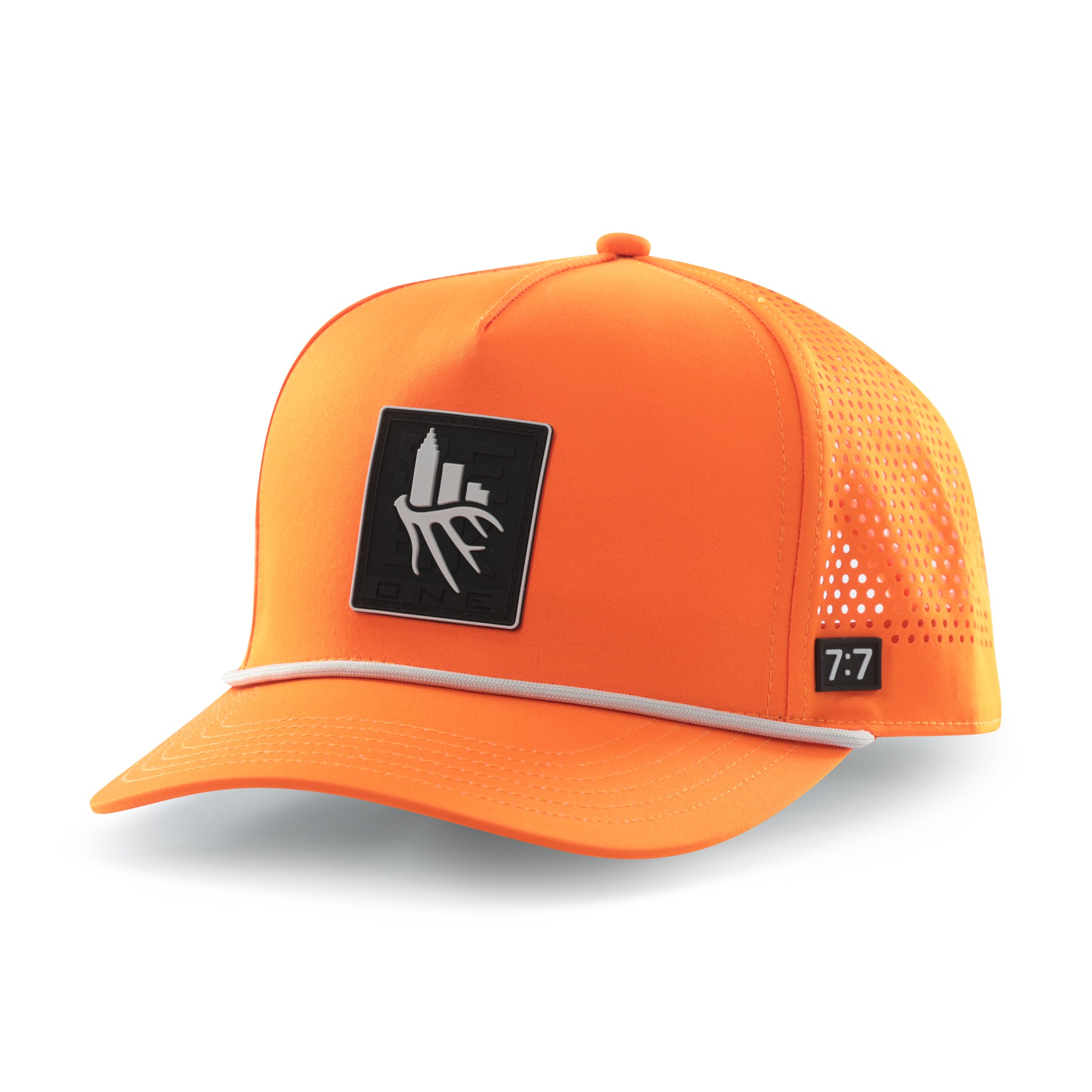 PVC Logo Performance Rope Hat - Blaze Orange