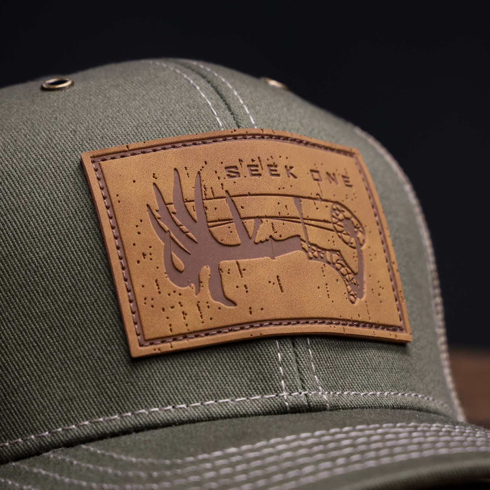 Morph Silhouette Patch Trucker Hat - Forest