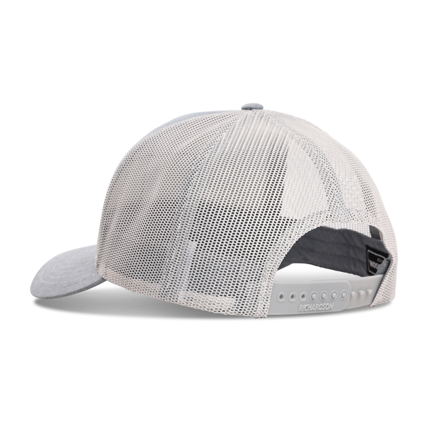 Mountain Leather Patch Trucker - Heather Grey