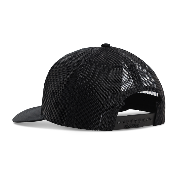 Mountain Leather Patch Trucker - Black
