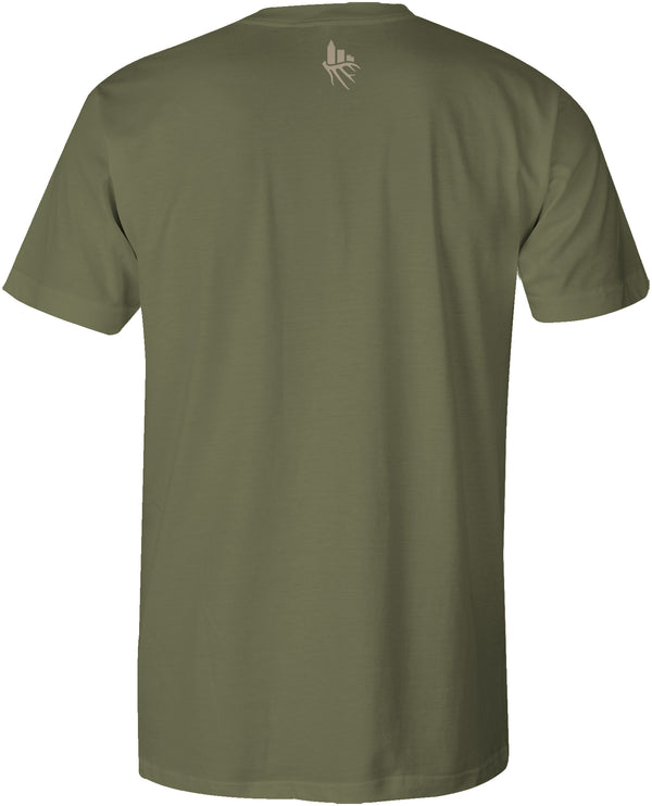 Venison Project Word Fill Tee (Military Green)