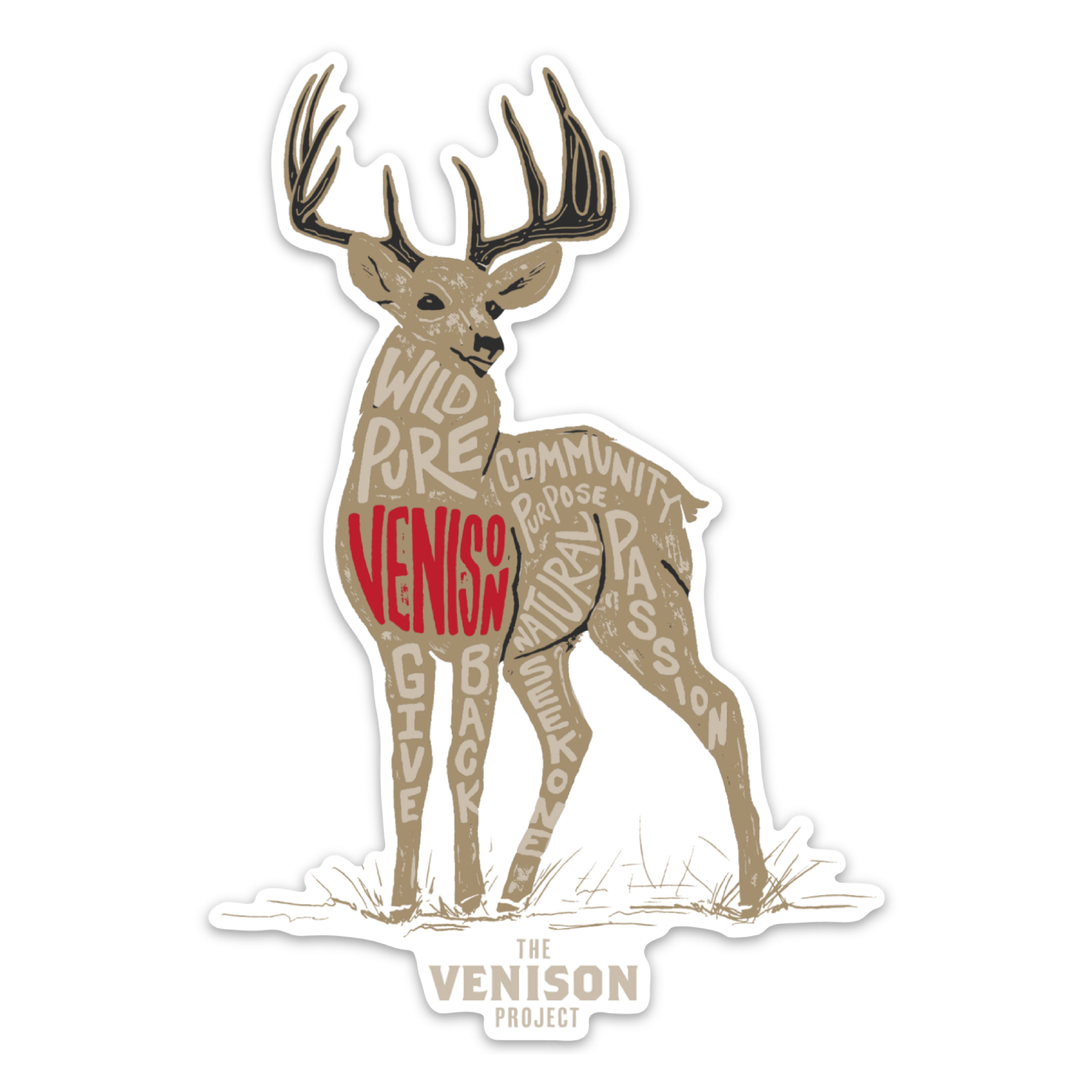 Venison Project Decal